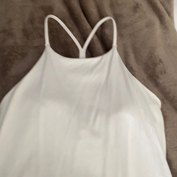 Lululemon white Tank with inserts - Picture 1 of 5